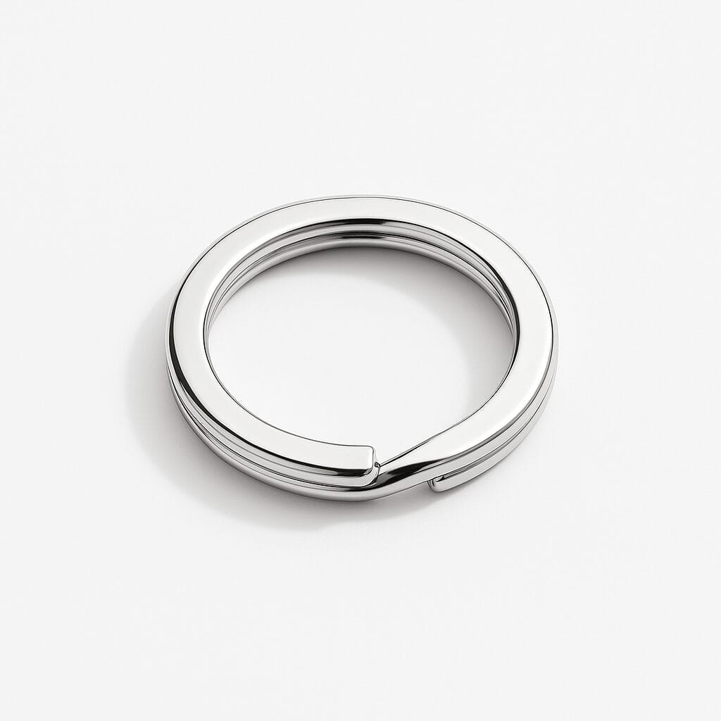KR2228-SPlit Key Ring-Nickel-Avetco