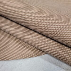 Windy embossed cow leather in warm sand beige. Avetco