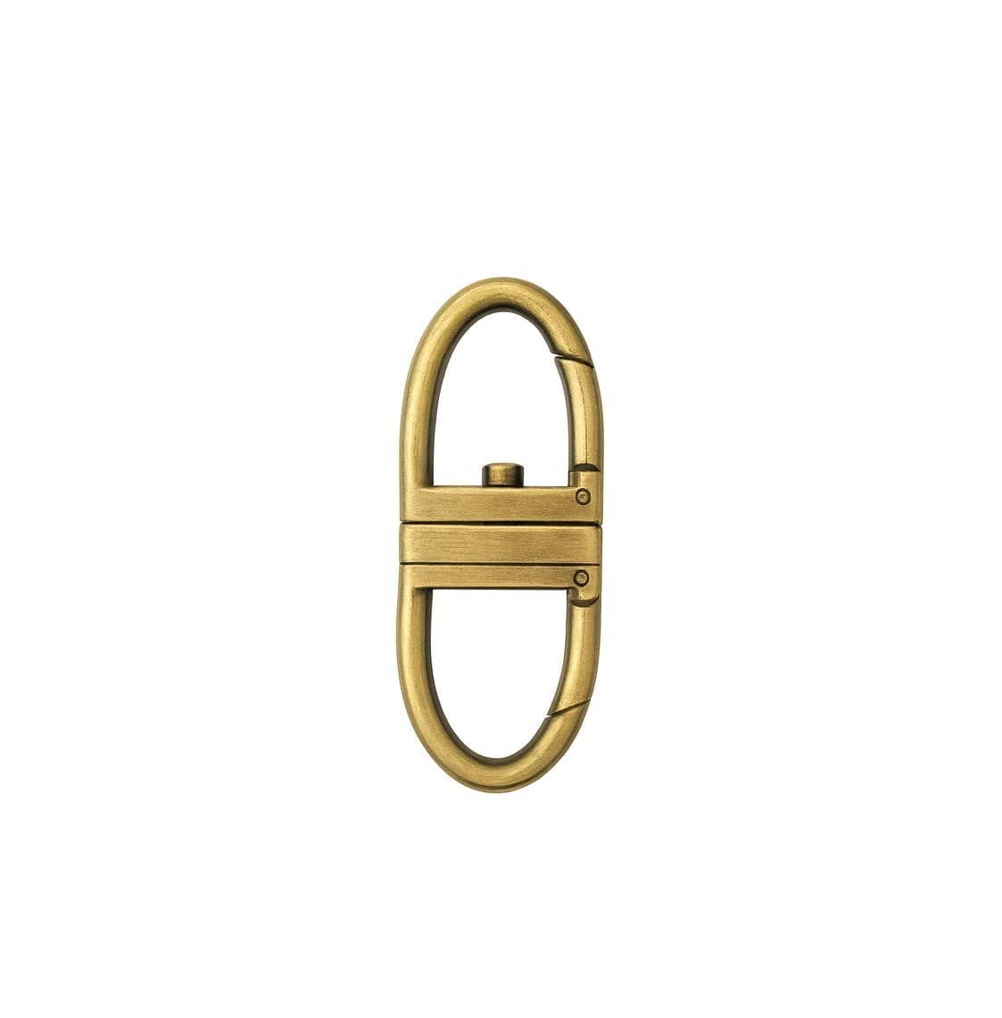 Y1623 Double Eye Swivel Snap Hook Brushed Antique Brass