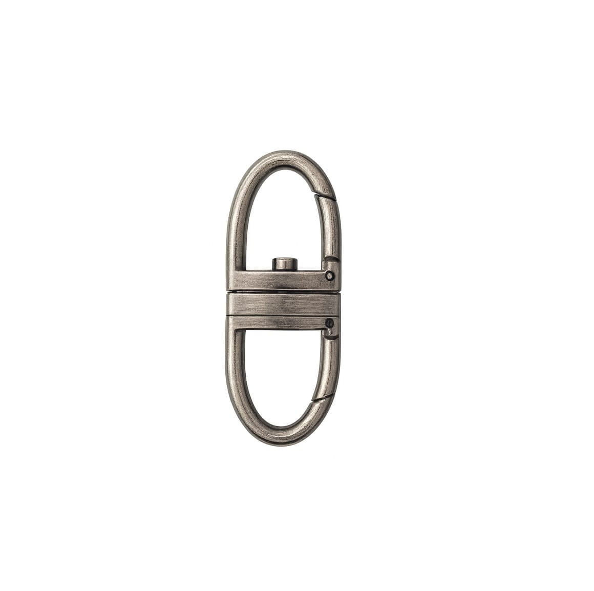 Y1623 Double Eye Swivel Snap Hook Brushed Pewter