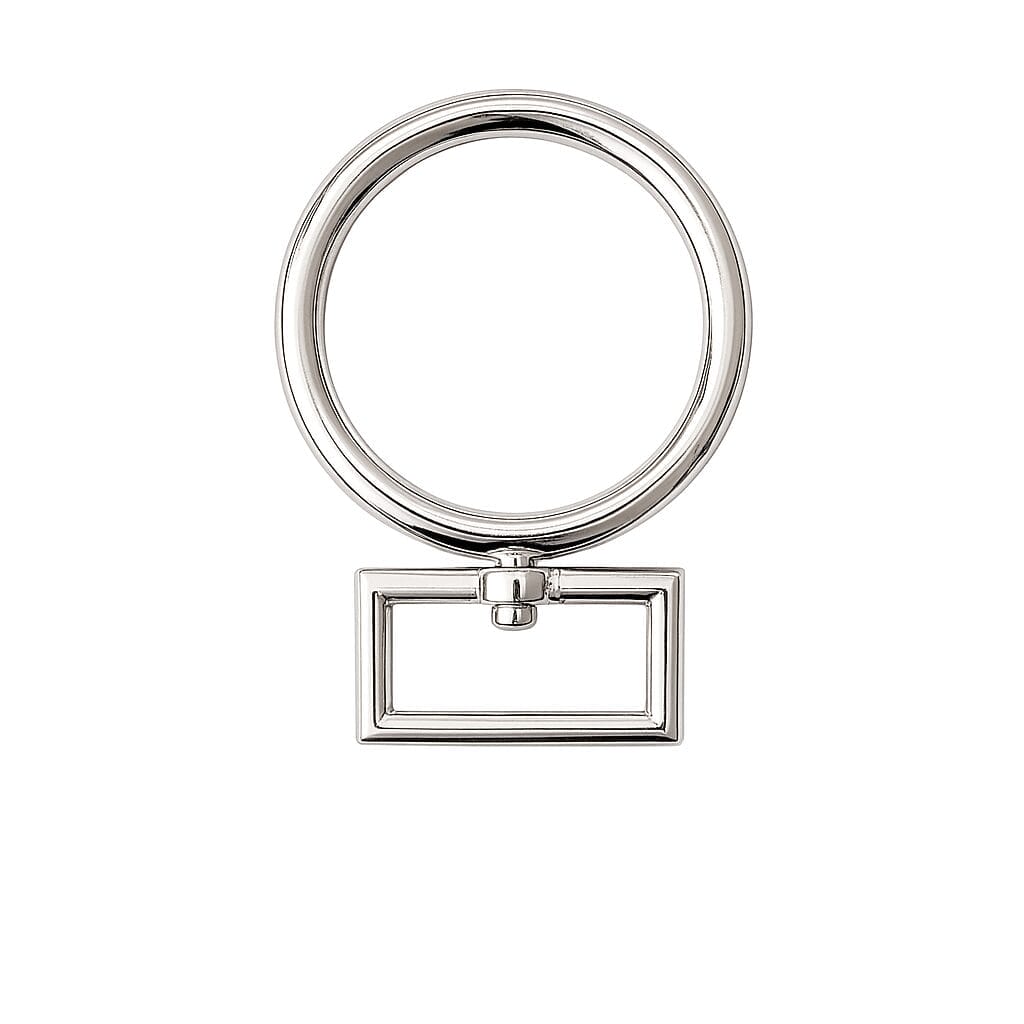 Y1968-30mm Round Snap Swivel Hook Nickel