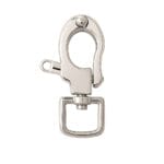 H13001 Swivel Snap Hook in Nickel finish by Avetco, nickel-free and lead-free, 70mm height with swivel rectangular ring, sold in 10pcs pack