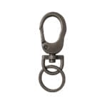Y1594 Keyring with Swivel Snap Hook in Brushed Antique Brass finish by Avetco, nickel-free and lead-free, sold in 10pcs pack