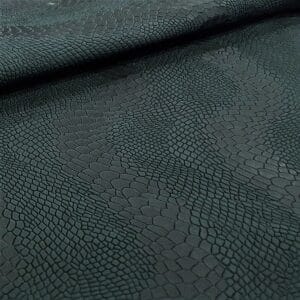 Viking Milkyway Snake Embossed Cow Leather in Deep Teal – Avetco