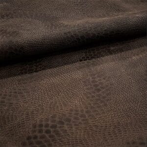 Viking Milkyway Snake Embossed Cow Leather in Nougat – Avetco