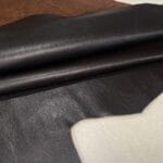 Bernard Oily Pull-Up Cowhide – Chestnut folded grain showing pull-up highlights
