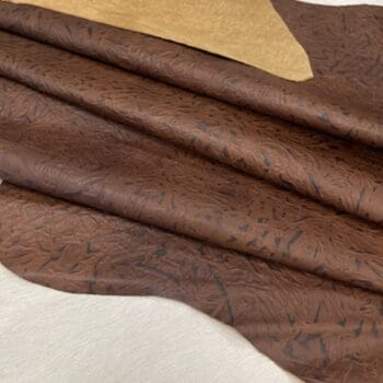 Flint Leaf embossed cow leather – 2/3 oz