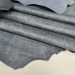 KP-204DEN | Avetco Leather Hides and Eva Foam Reina Pebble Embossed Cow Leather 3 oz Denim Blue Pebbled Leather