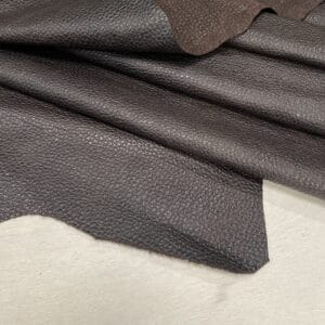 Reina Pebble Embossed Cow Leather 3 oz Brown Pebbled Grain