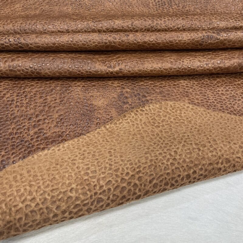 Matt Peak - Elephant Print Embossed Cow Leather | Avetco