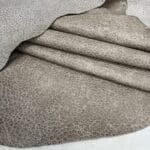 KP-205OAT | Avetco Leather Hides and Eva Foam Matt Peak Embossed Cow Leather 3 oz Oatmeal Elephant Print