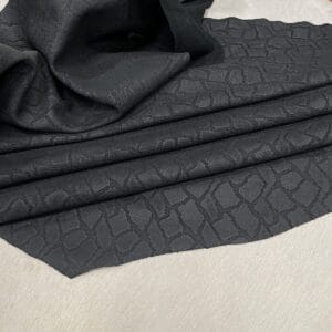 Touch Sniper Snake Embossed Cow Leather 3.5 oz Black