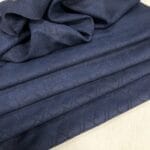 Touch Sniper Snake Embossed Cow Leather 3.5 oz Dark Denim