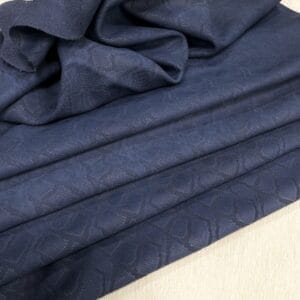 Touch Sniper Snake Embossed Cow Leather 3.5 oz Dark Denim