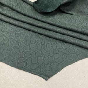 Touch Sniper Snake Embossed Cow Leather 3.5 oz Hunter Green