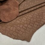 Touch Sniper Snake Embossed Cow Leather 3.5 oz Rustic Brown