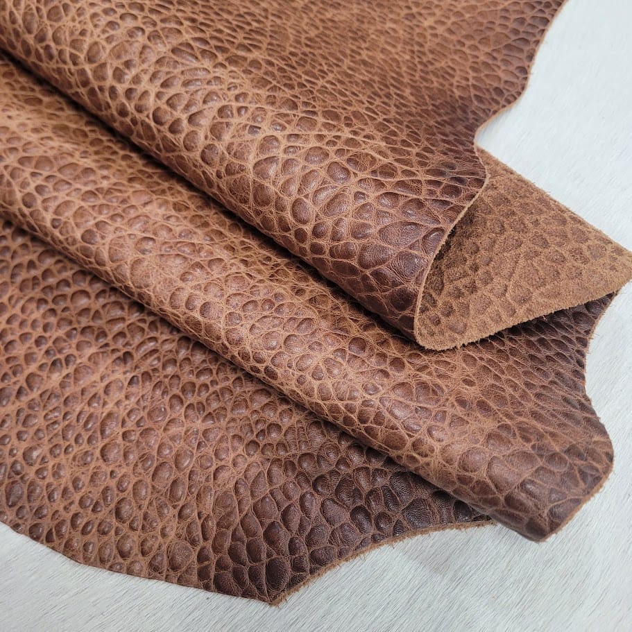 KP-Matt Peak-Brown Sugar-Embossed Cow Leather-Avetco2