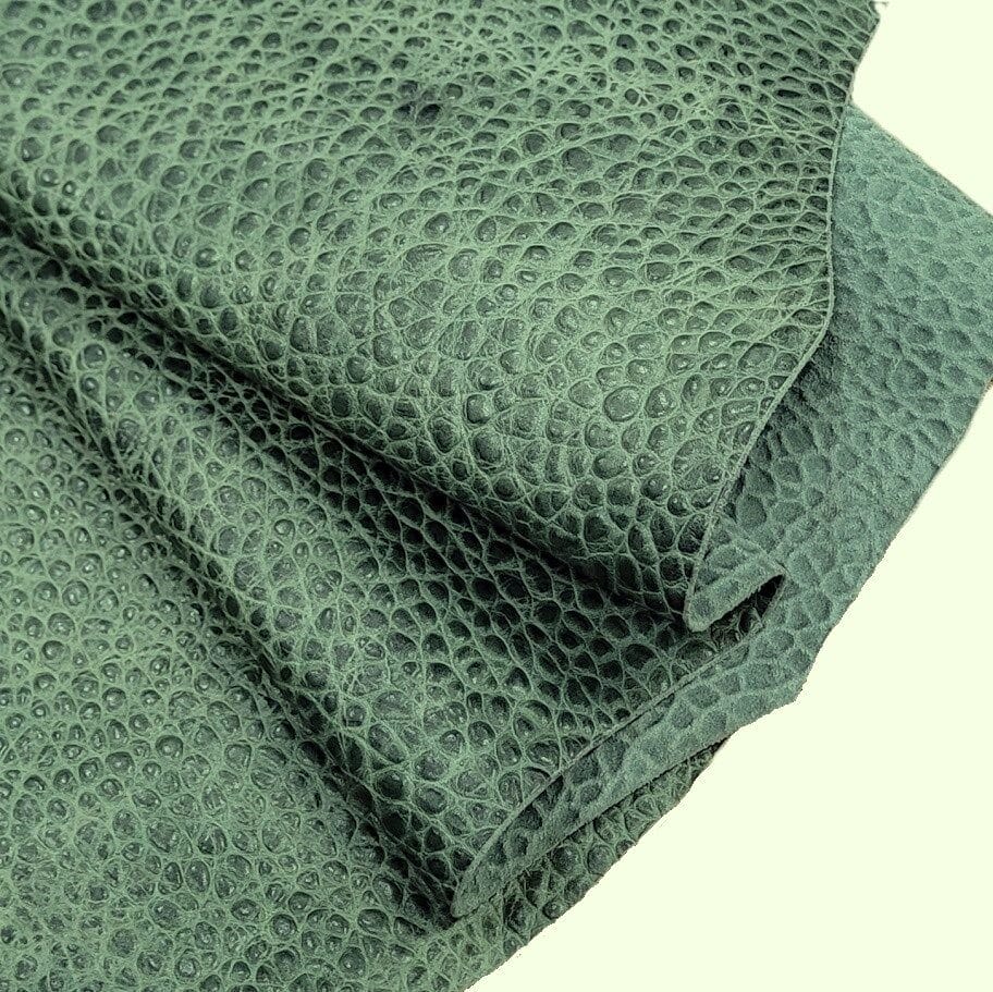 KP-Matt Peak-Shale Green-Embossed Cow Leather-Avetco2