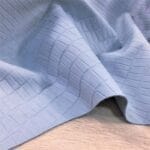 Klips-Winter Sky-Cow Leather Embossed-Avetco | Avetco Leather Hides and Eva Foam Klips Croco Belly Embossed Collection - Cow Nubuck Leather 3 oz in Winter Sky – Avetco