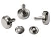 Nickel silver 6200 decorative rivets for leathercraft and handbags