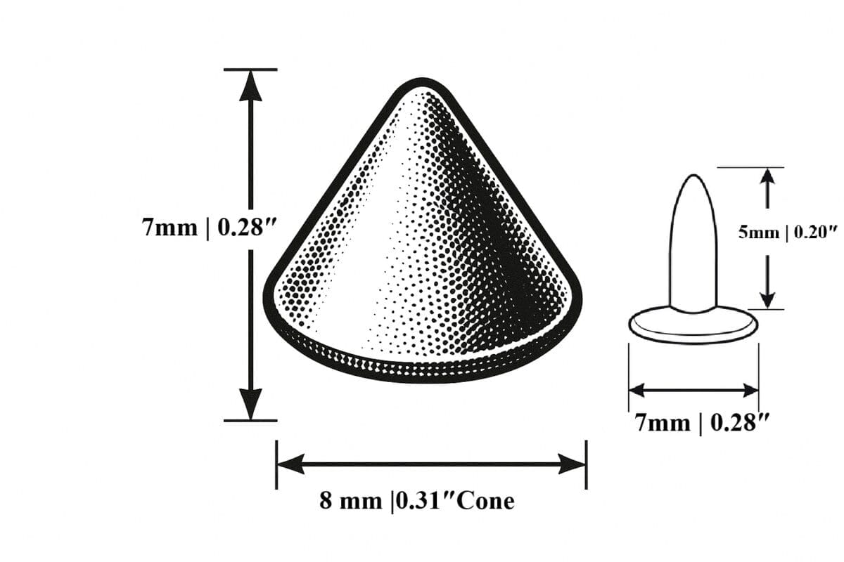 8mm Cone Head Rivet- AR197
