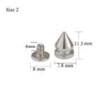 Cone Spikes 11.5mm | Avetco Leather Hides and Eva Foam Cone Spikes 11.5mm