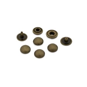 9mm Single Cap Dome Rivets – Nickel-Free Alloy Rivets for Leathercraft, Handbags, Belts, Garments, DIY Accessories