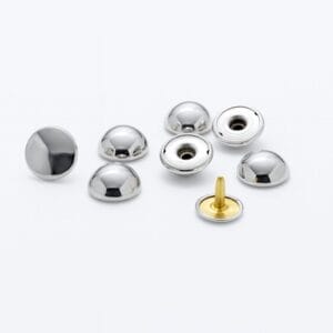 R588 Dome Rivets Nickel - 11.5mm 12.5mm