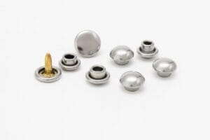 R588 Nickel 6.5-7.8mm | Avetco Leather Hides and Eva Foam R588 Dome Rivets Nickel