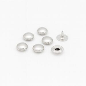 9mm Single Cap Dome Rivets – Nickel-Free Alloy Rivets for Leathercraft, Handbags, Belts, Garments, DIY Accessories