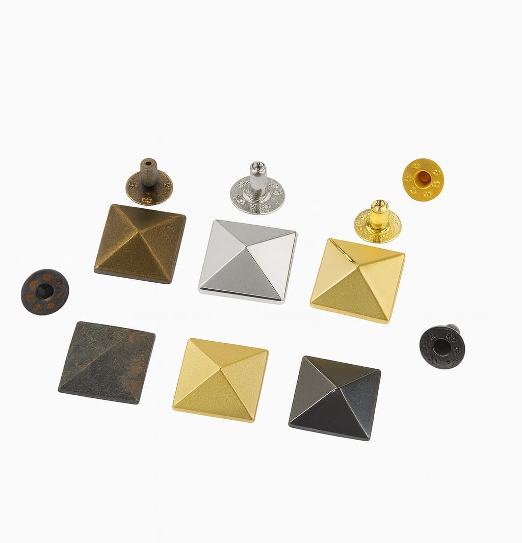 R630 Pyramid Rivet all colors Pyramid Rivets R630- rivets with post backing for fashion and leatherwork