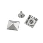 R630 NICKEL | Avetco Leather Hides and Eva Foam Pyramid Rivets with post backing for fashion and leatherwork