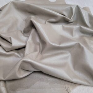 Pearlized Metallic Lambskin Leather 2 oz Ice White