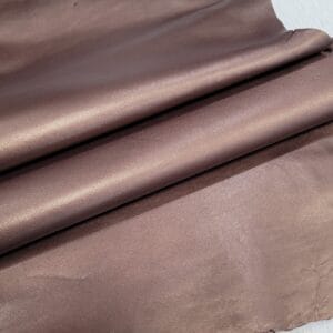 Pearlized Metallic Lambskin Leather 2 oz Chocolate