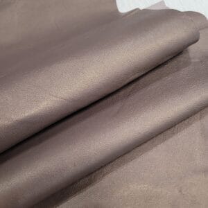 Pearlized Metallic Lambskin Leather 2 oz Coffee