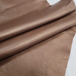 Pearlized Metallic Lambskin Leather 2 oz Dark Bronze