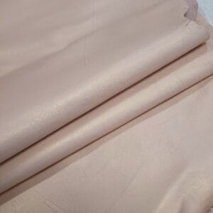 Pearlized Metallic Lambskin Leather 2 oz Peach