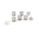 flat head chicago screw post 10x4mm hardware for belts and garments
