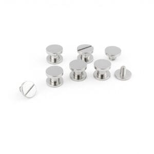 flat head chicago screw post 10x4mm hardware for belts and garments