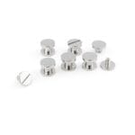H65 brass Chicago binding screw post 10x6mm for accessories and straps