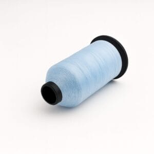 Avetco Nylon Thread B33 T30 -Baby Blue 17 | Avetco Leather Hides and Eva Foam Baby blue nylon bonded sewing thread spool on a white background – Avetco