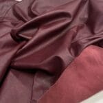 Semi vegetable tanned lambskin leather for apparel