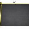 black tricot, foam backed fabric, 2mm padding, lining fabric, upholstery fabric, bag lining, craft fabric, fabric by the yard